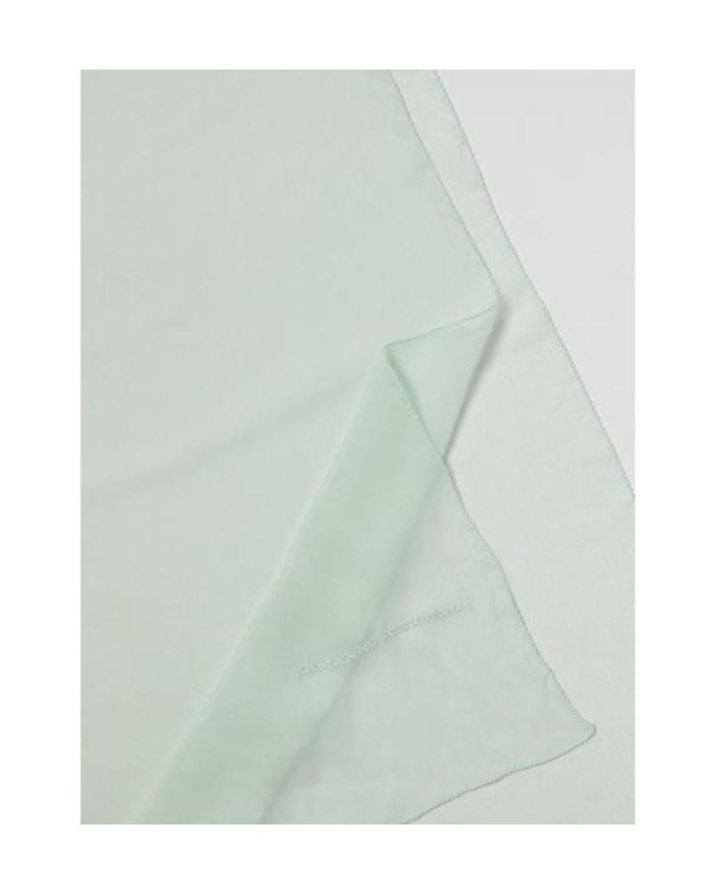 Ermanno Scervino Green Logo Scarf