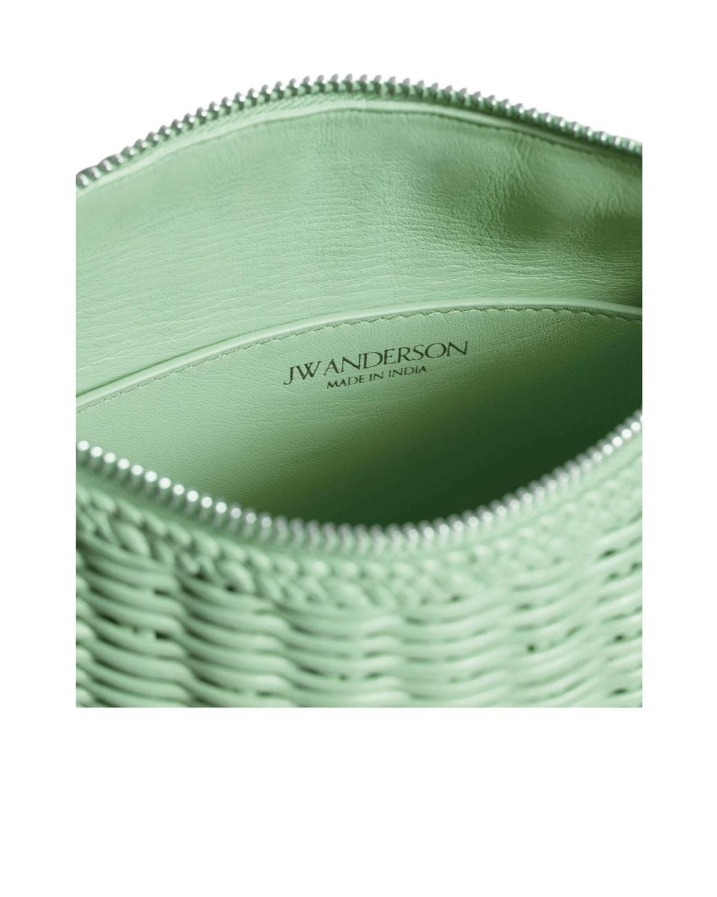 J.W. Anderson Green Jw Anderson Woven Loafer Bag