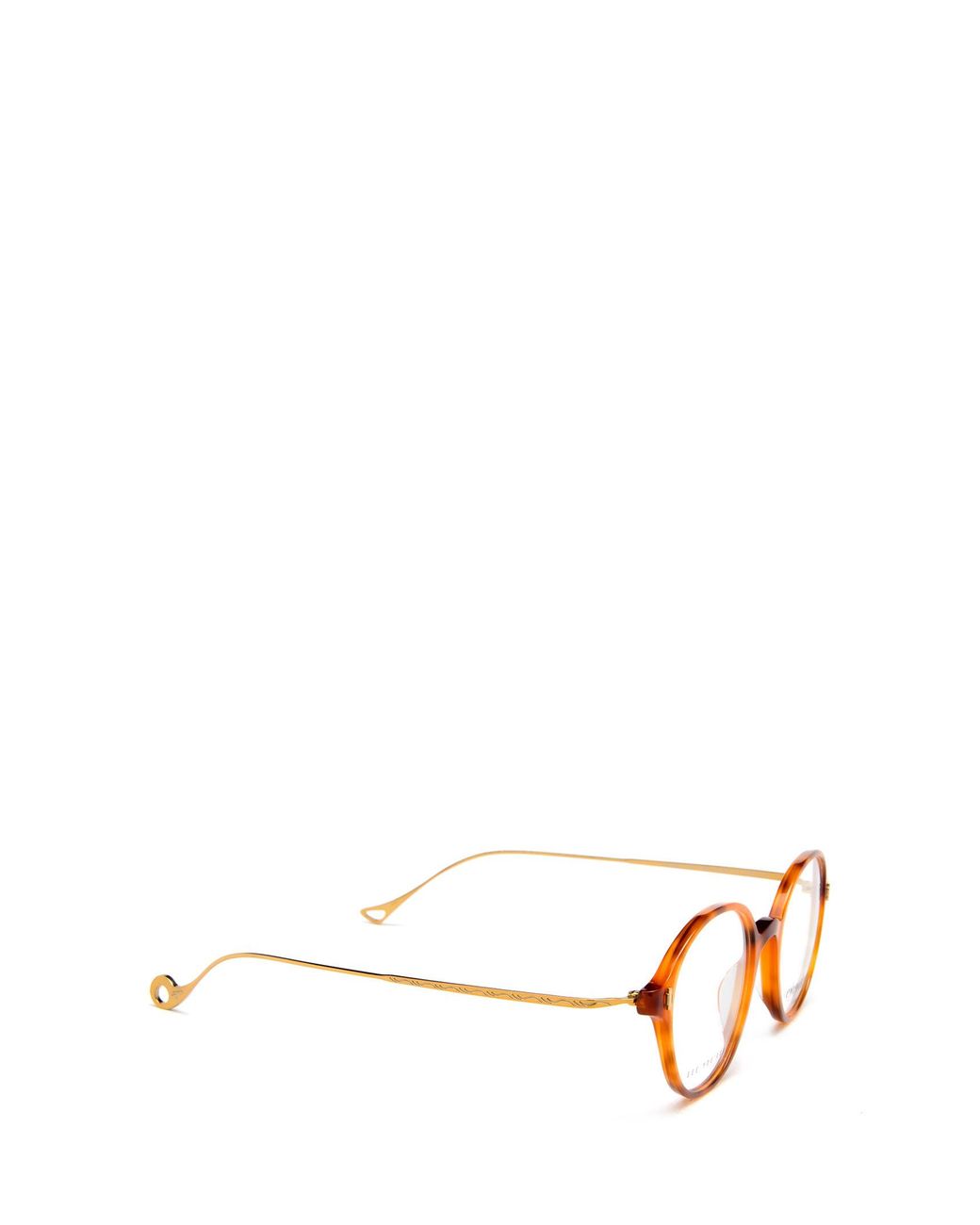Eyepetizer Orange Tortoiseshell Round-Frame Optical Glasses for men