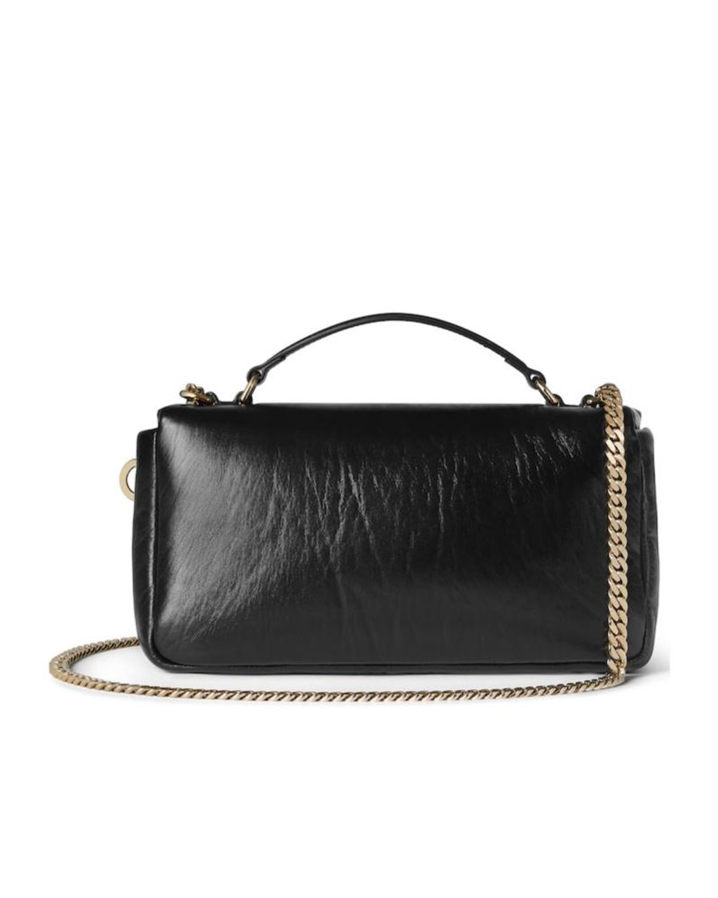 Gucci Black Gg Milano Small Top Handle Bag