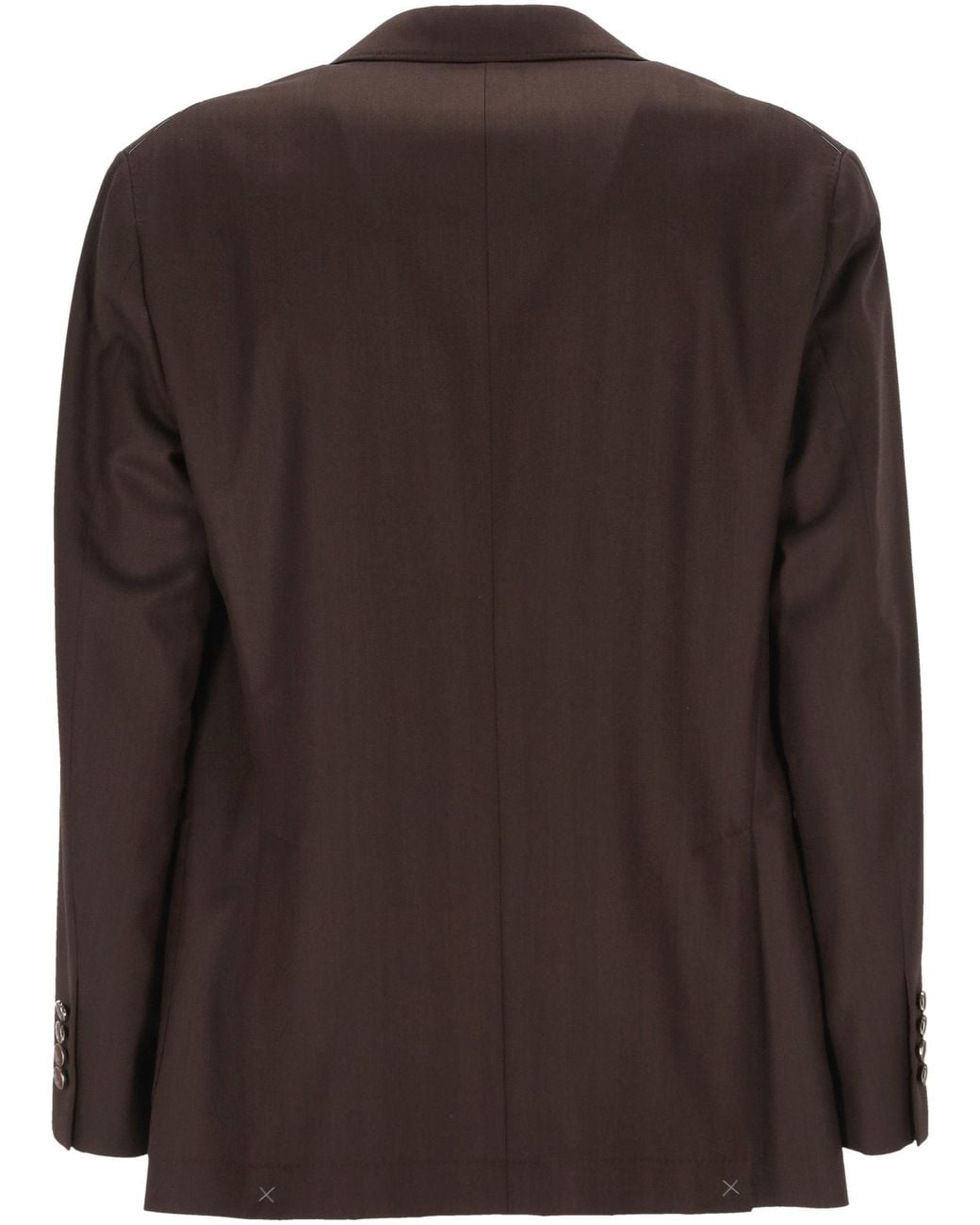 Brunello Cucinelli Brown Virgin-Wool Blazer for men