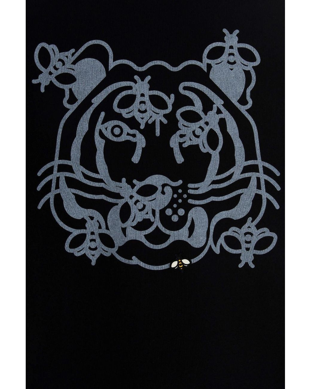 KENZO Black Bee A Tiger T-Shirt for men