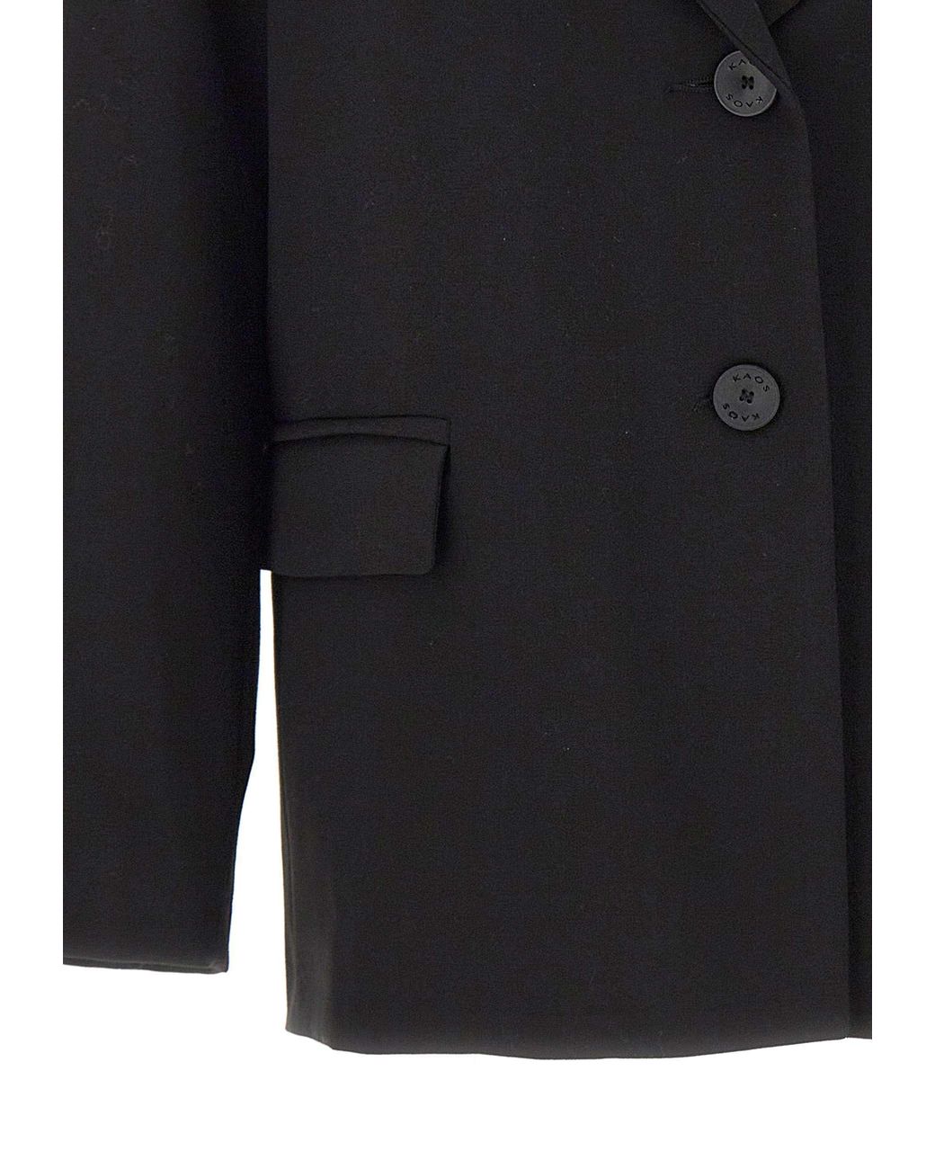 Kaos Blue Single-Breasted Blazer