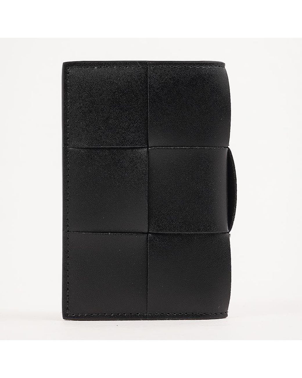 Bottega Veneta Black Bi-Fold Wallet for men
