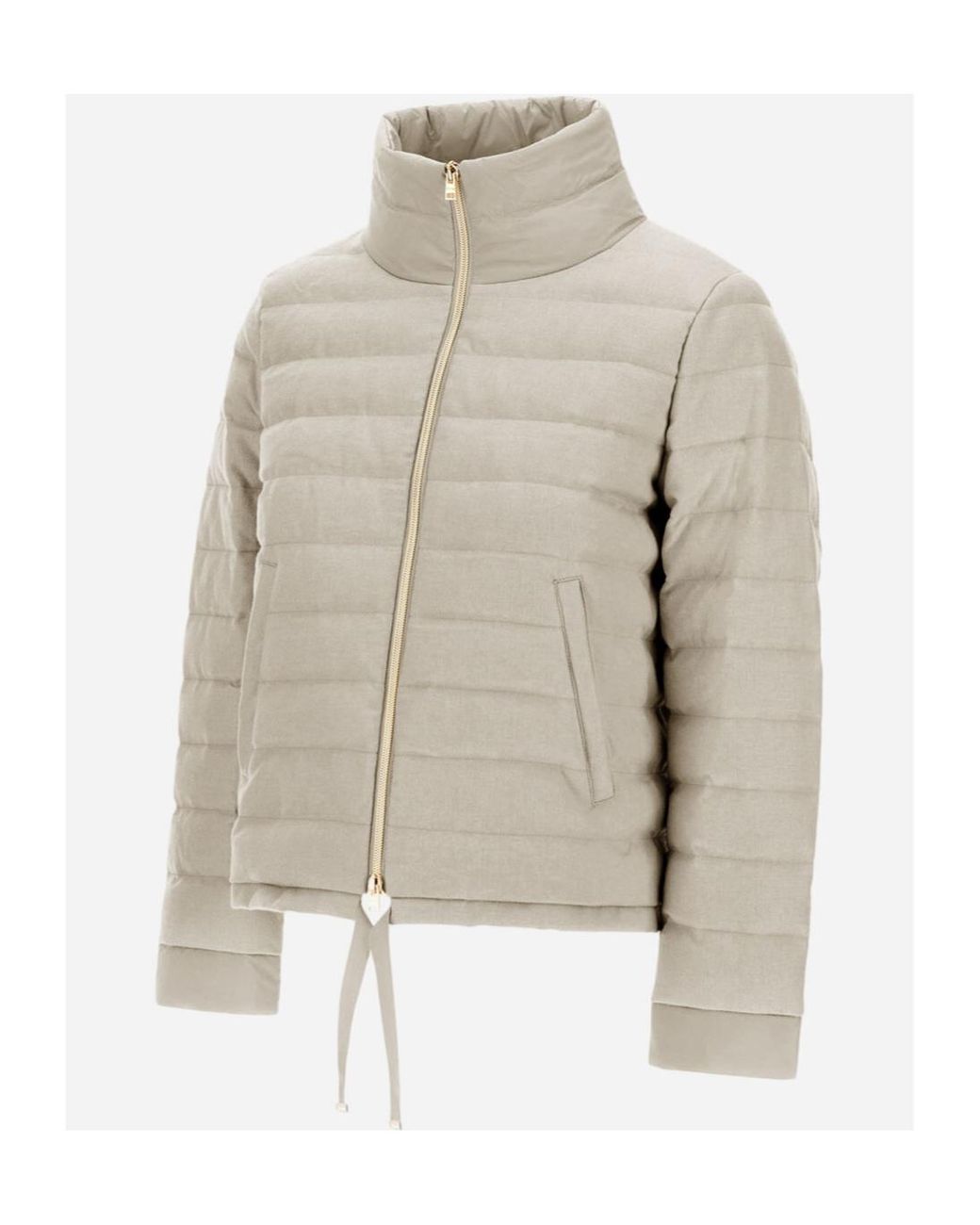 Herno Multicolor High Collar Padded Jacket