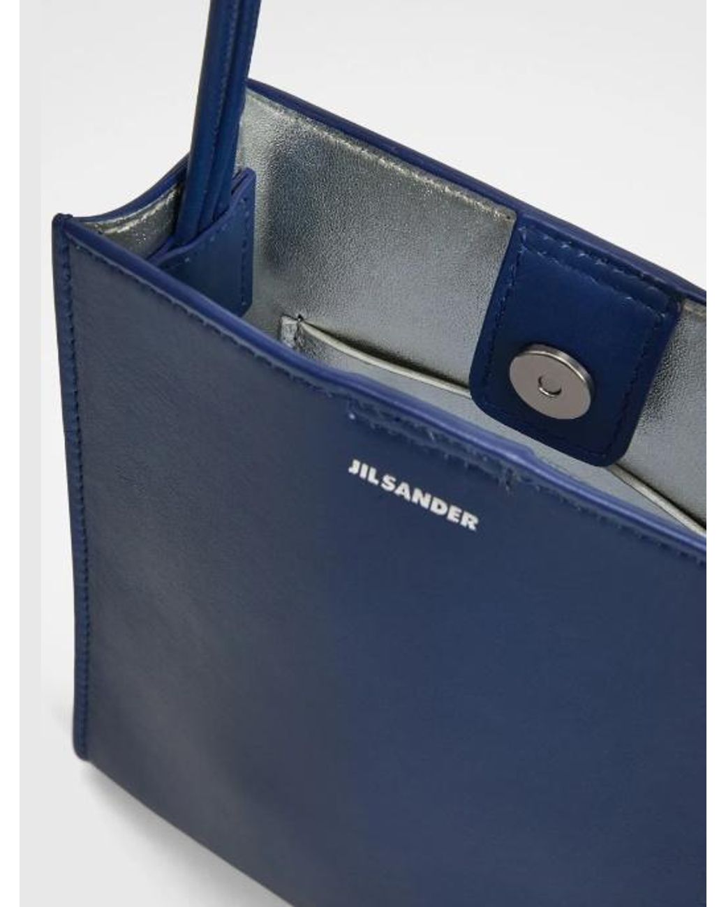 Jil Sander Blue Tangle Small Shoulder Bag