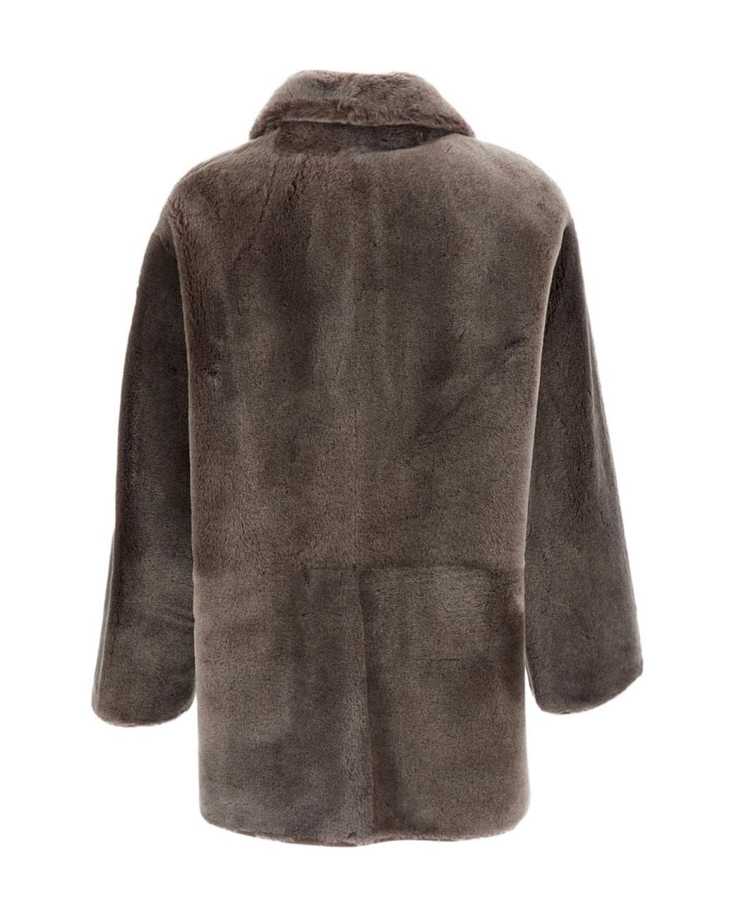 Arma Brown Nicola Reversible Shearling Coat