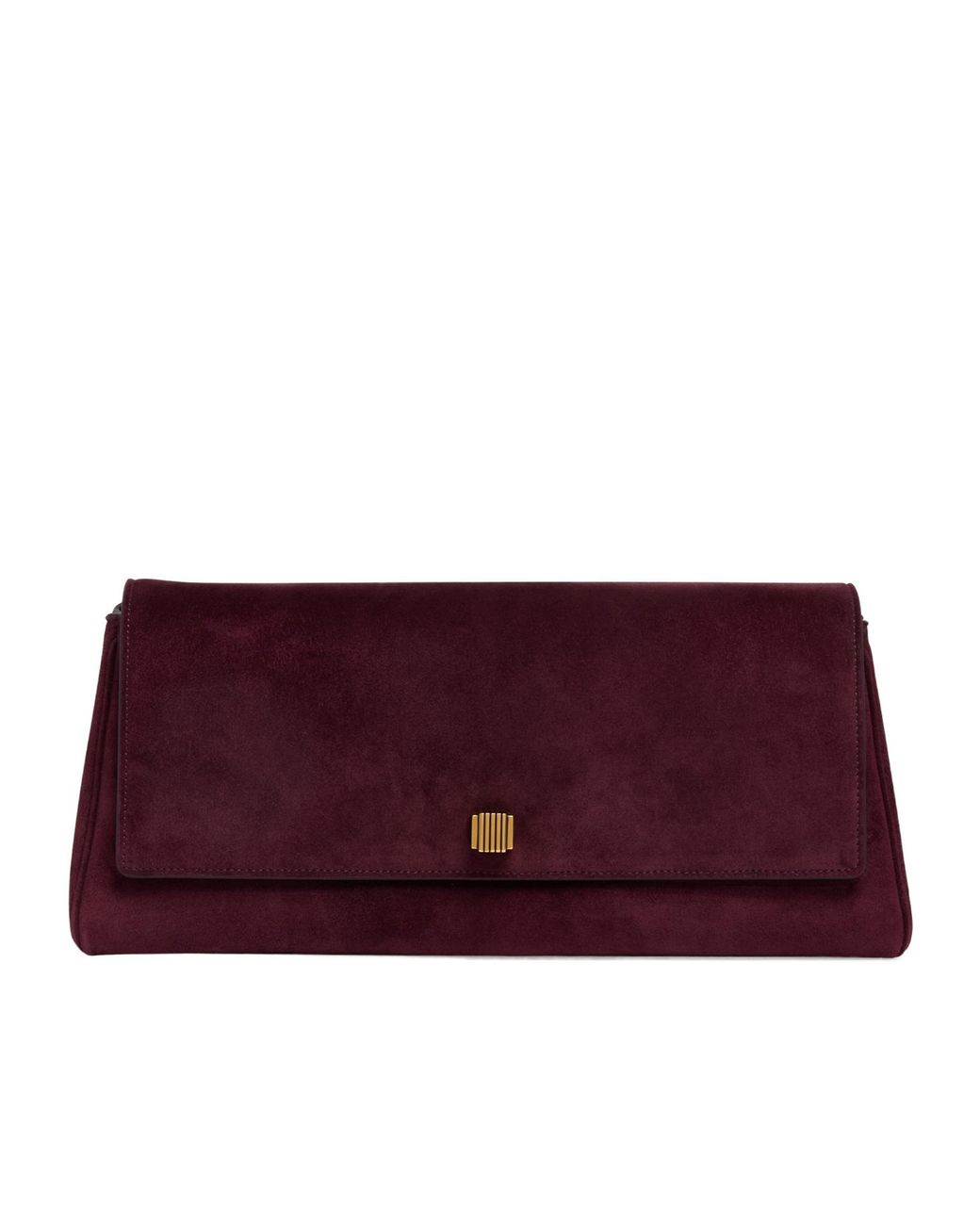 Khaite Purple Audrey Foldover Clutch Bag