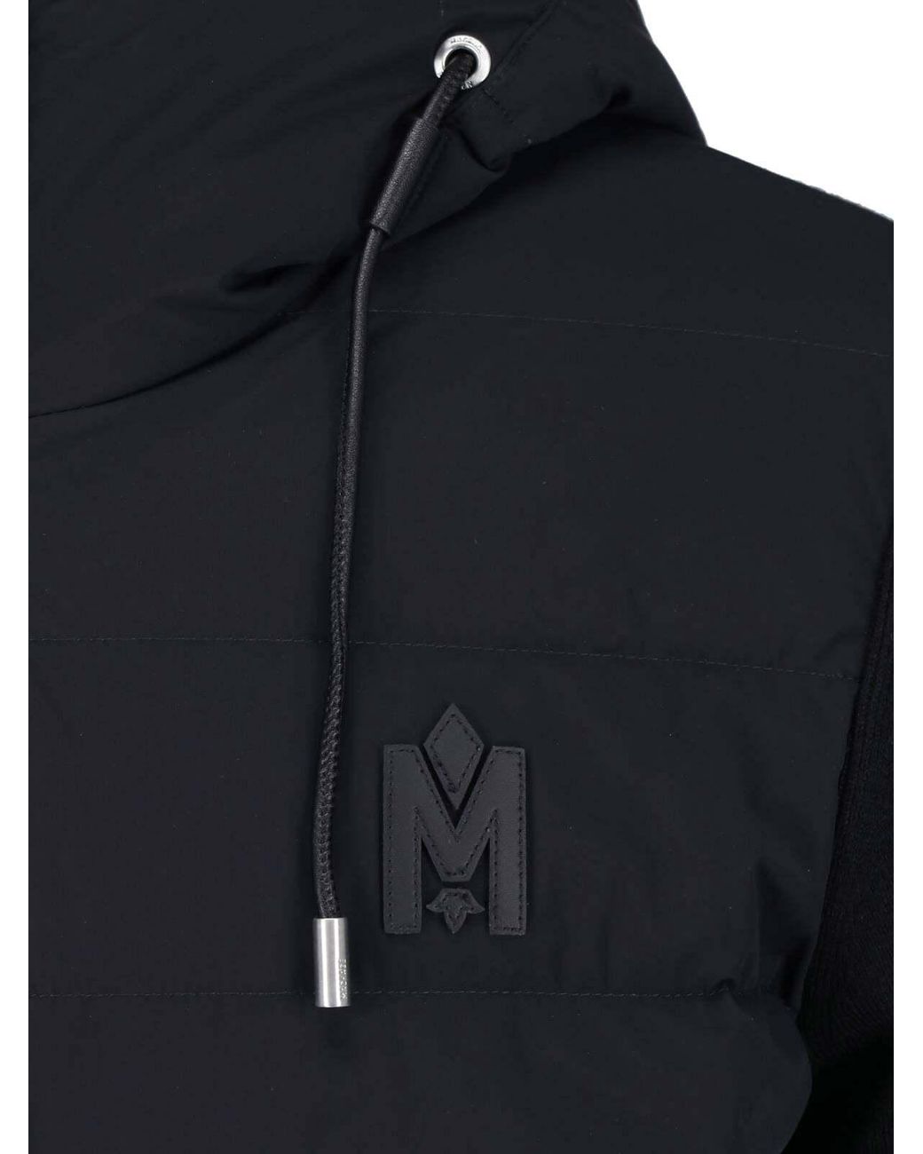 Mackage Blue Andrew Quilted Hooded Jacket for men