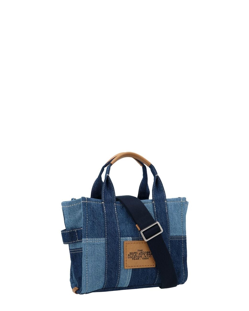 Marc Jacobs Blue The Denim Mini Tote Bag