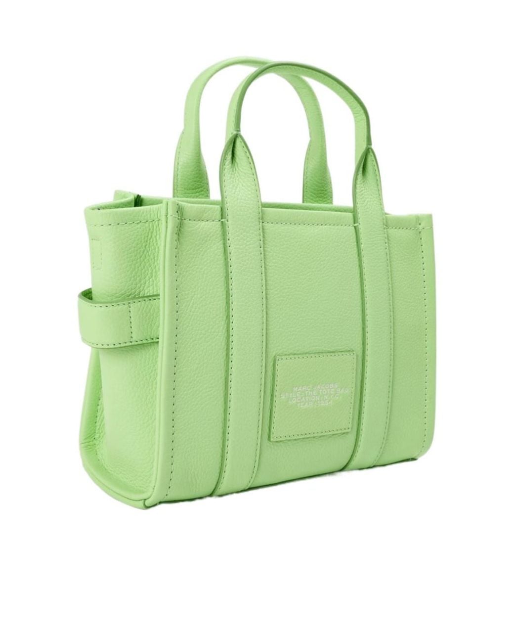 Marc Jacobs Green Marc Sml Lth Tote Ld99