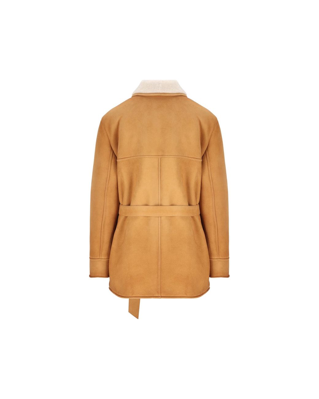Miu Miu Brown Long-Sleeve Casual Jacket