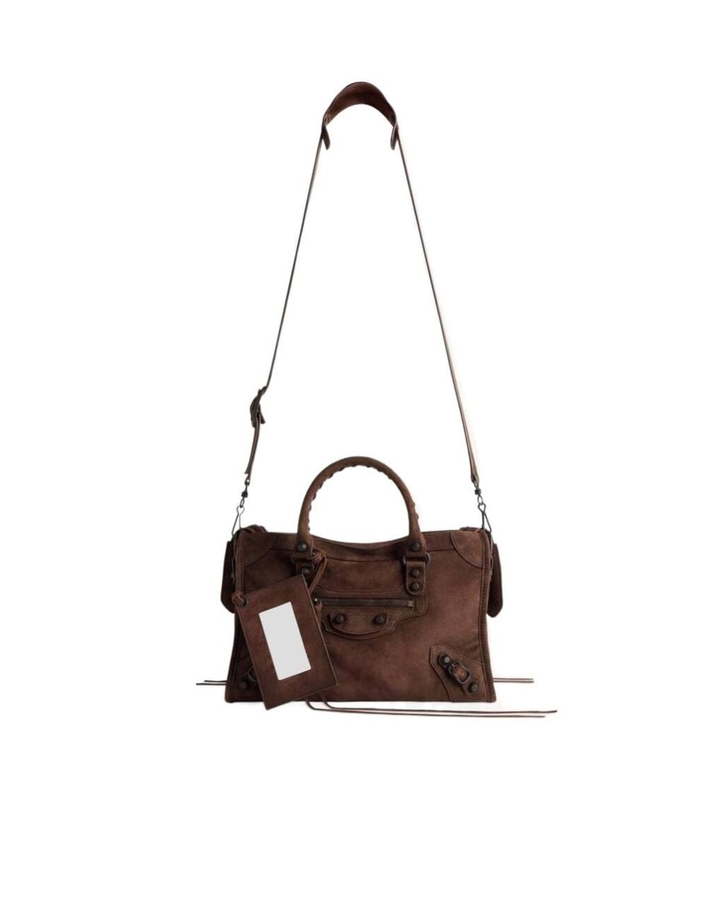 Balenciaga Brown Le City Small Shoulder Bag