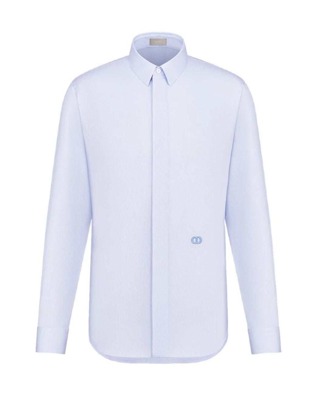 Dior White Shirt With Cd Icon Embroidery for men