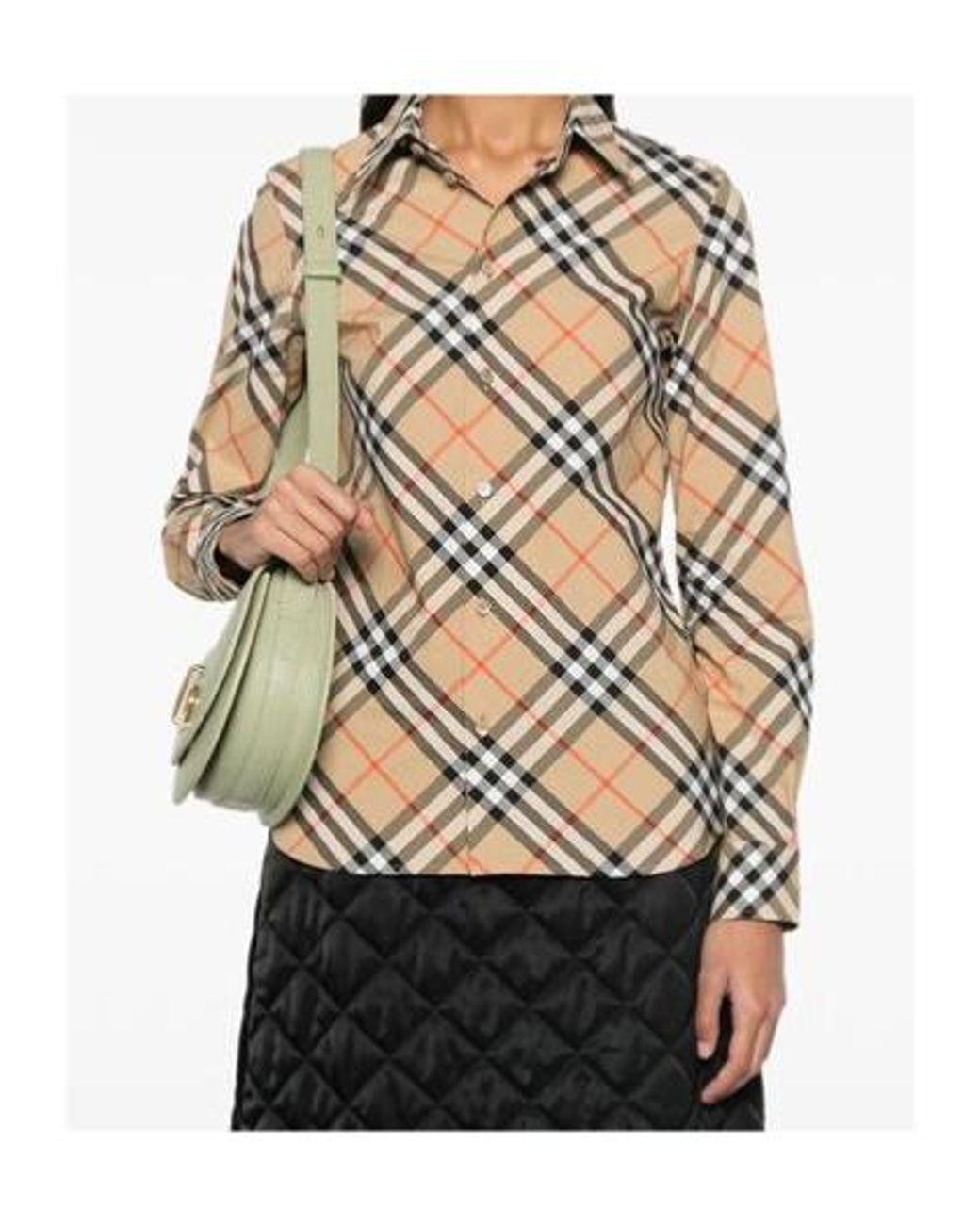 Burberry Multicolor Multicolour Cotton Plaid Shirt