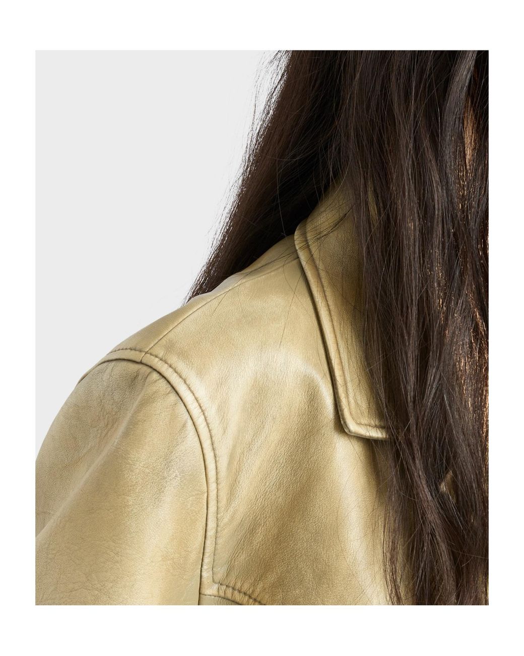 Prada Natural Nappa Leather Jacket