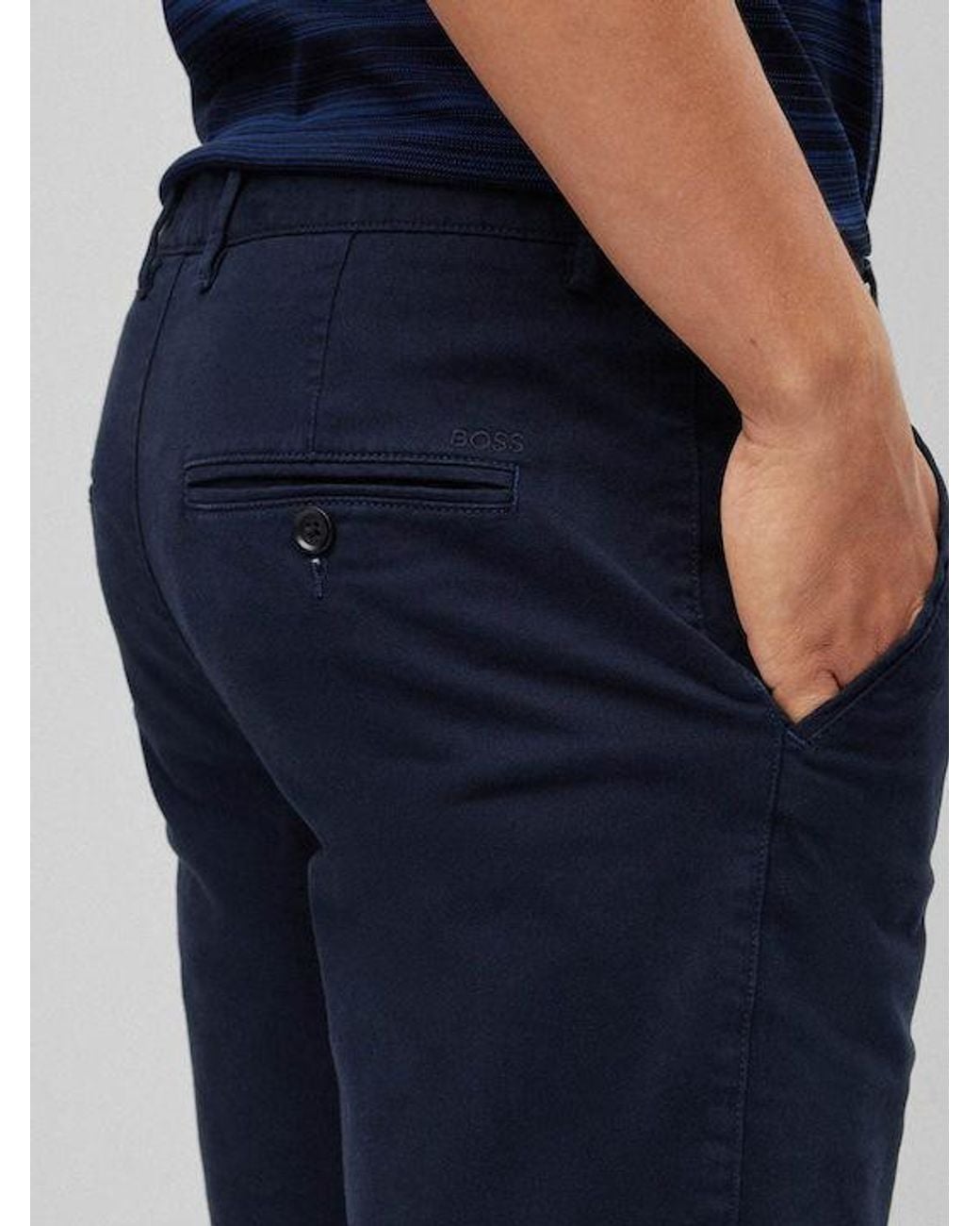 Boss Blue Boss Slim-Fit Shorts for men