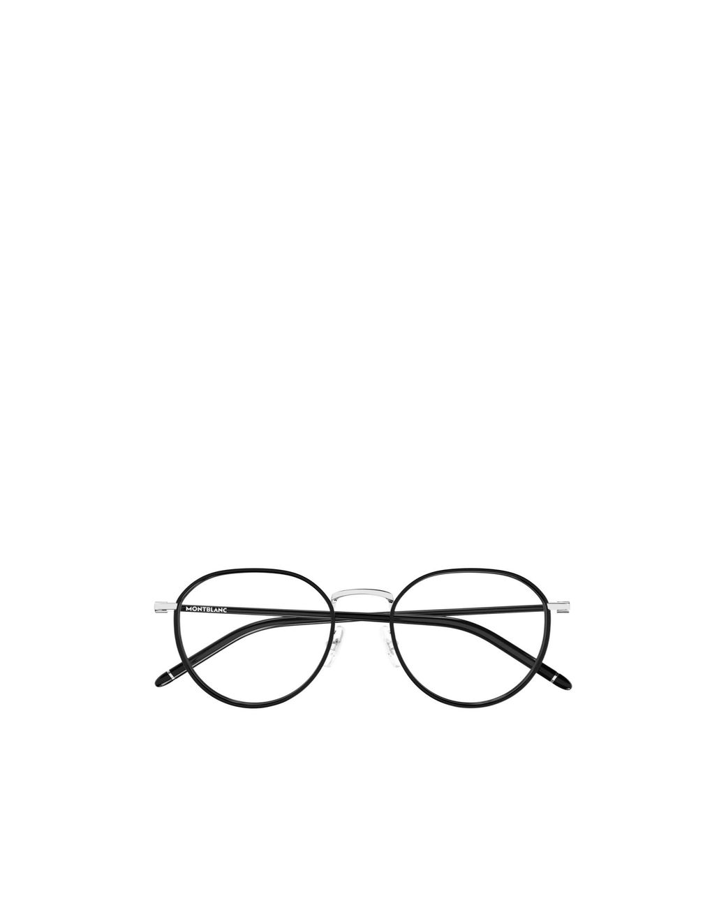 Montblanc White Eyewear Round Glasses And Frames for men