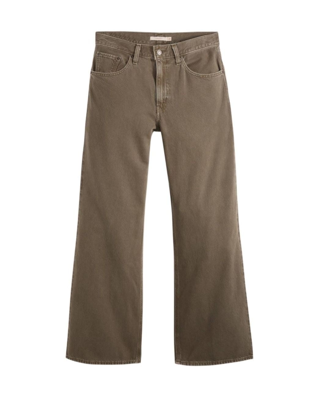 Levi's Gray Loose Boot Washed Jeans