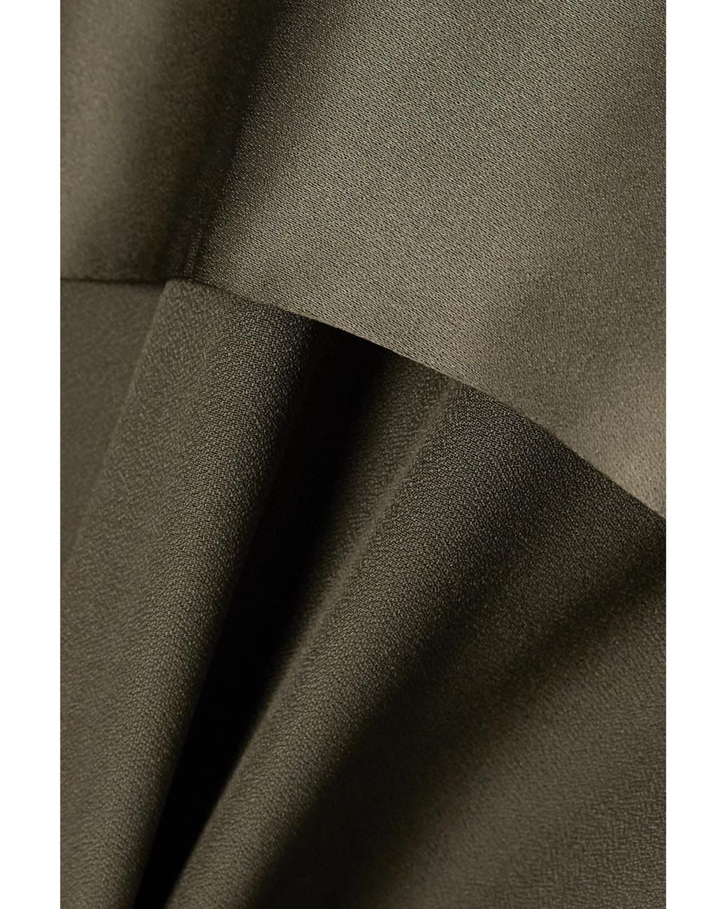 Totême  Brown Tie-Fastening Crepe Blouse