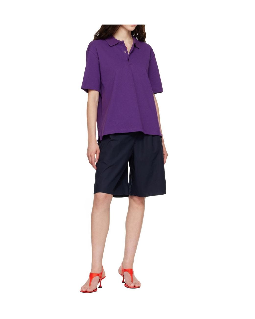 Flore Flore Blue Josephine Bermuda Shorts