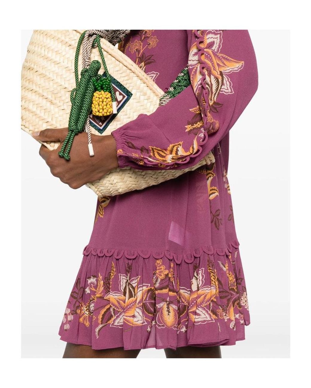 Farm Rio Red Ruffled Dress