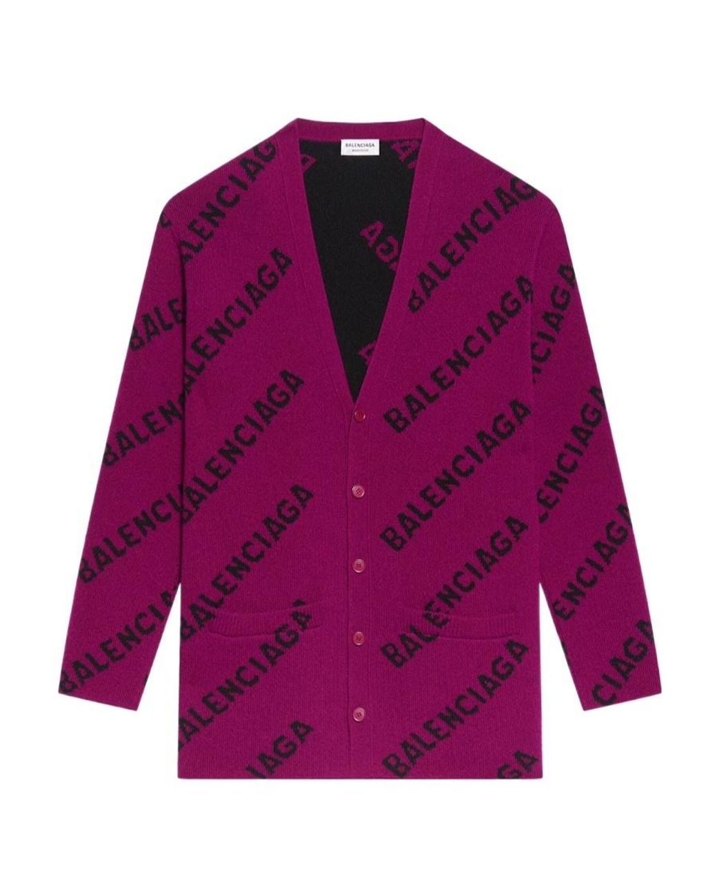 定価23万↑バレンシアガ ALLOVER LOGOcardigan カーディガン 2_b2519bb5-308b-4057-9488-