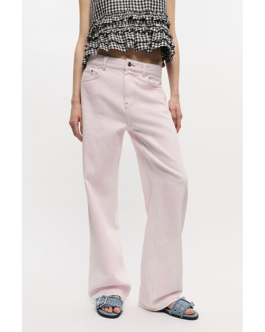 Ganni Multicolor Washed Izey Jeans