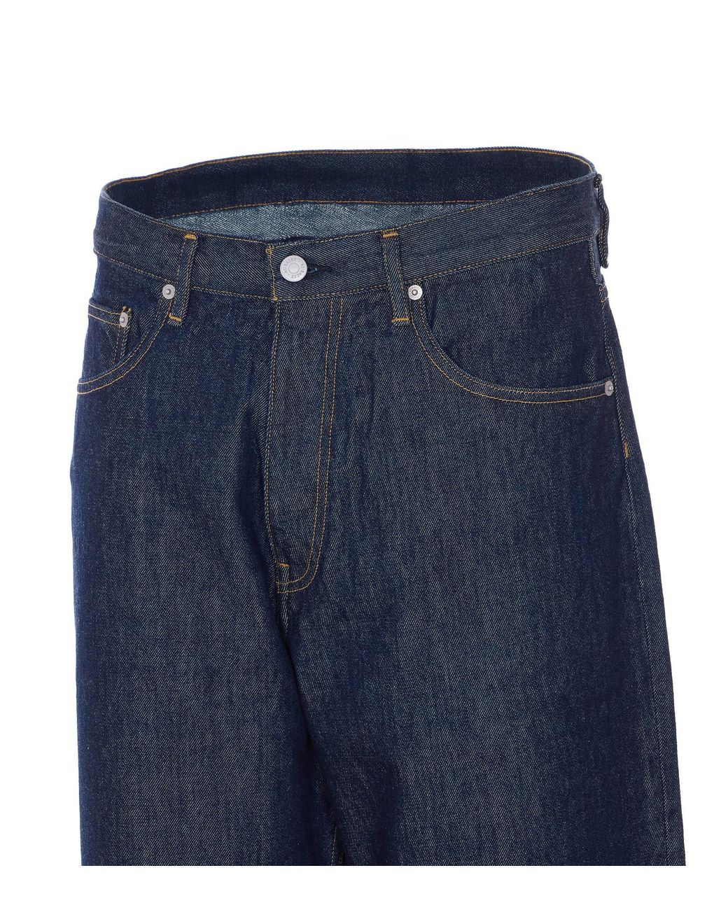 Auralee Blue オーラリー ハードツイスト ワイドレッグジーンズ for men