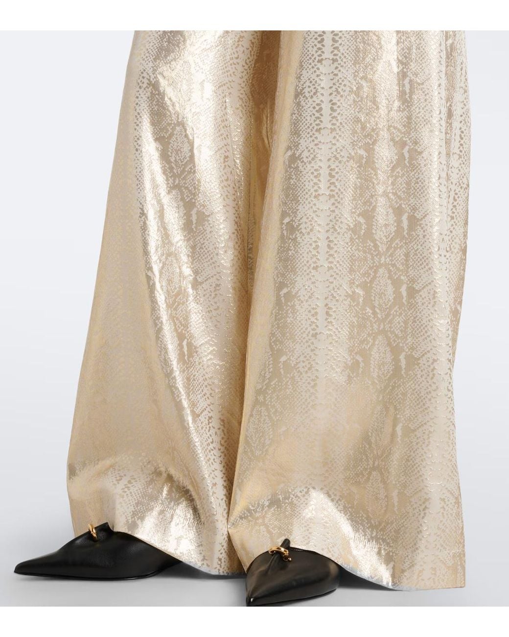 Joseph Natural Selene Wide-Leg Casual Trousers