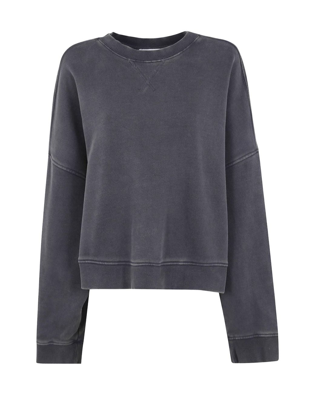 Entire studios Gray Long-Sleeve Cotton Sweatshirt