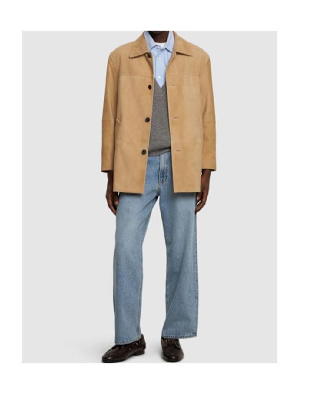 DUNST Natural Suede Jacket for men