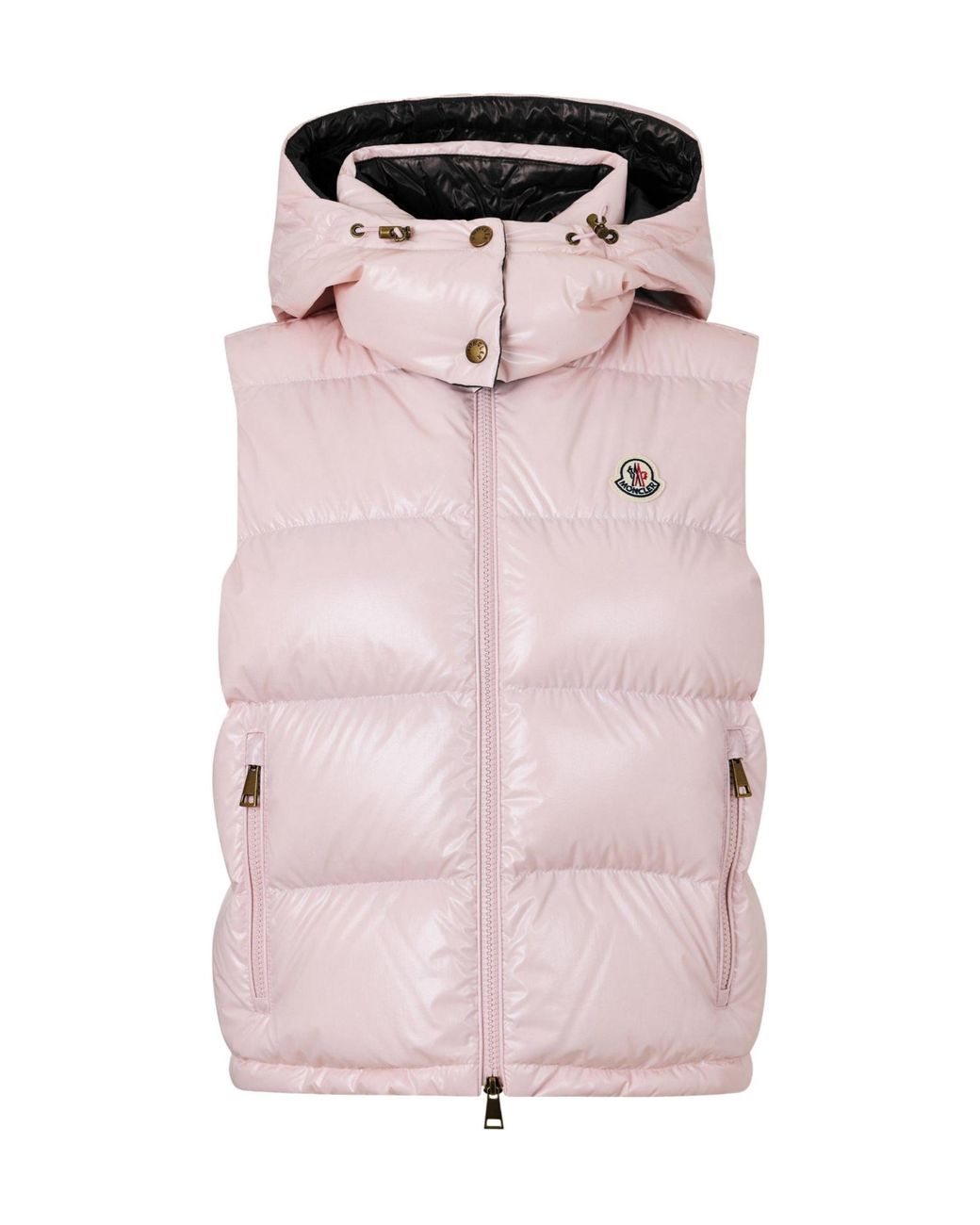 Moncler Pink Sleeveless Quilted Down Vest