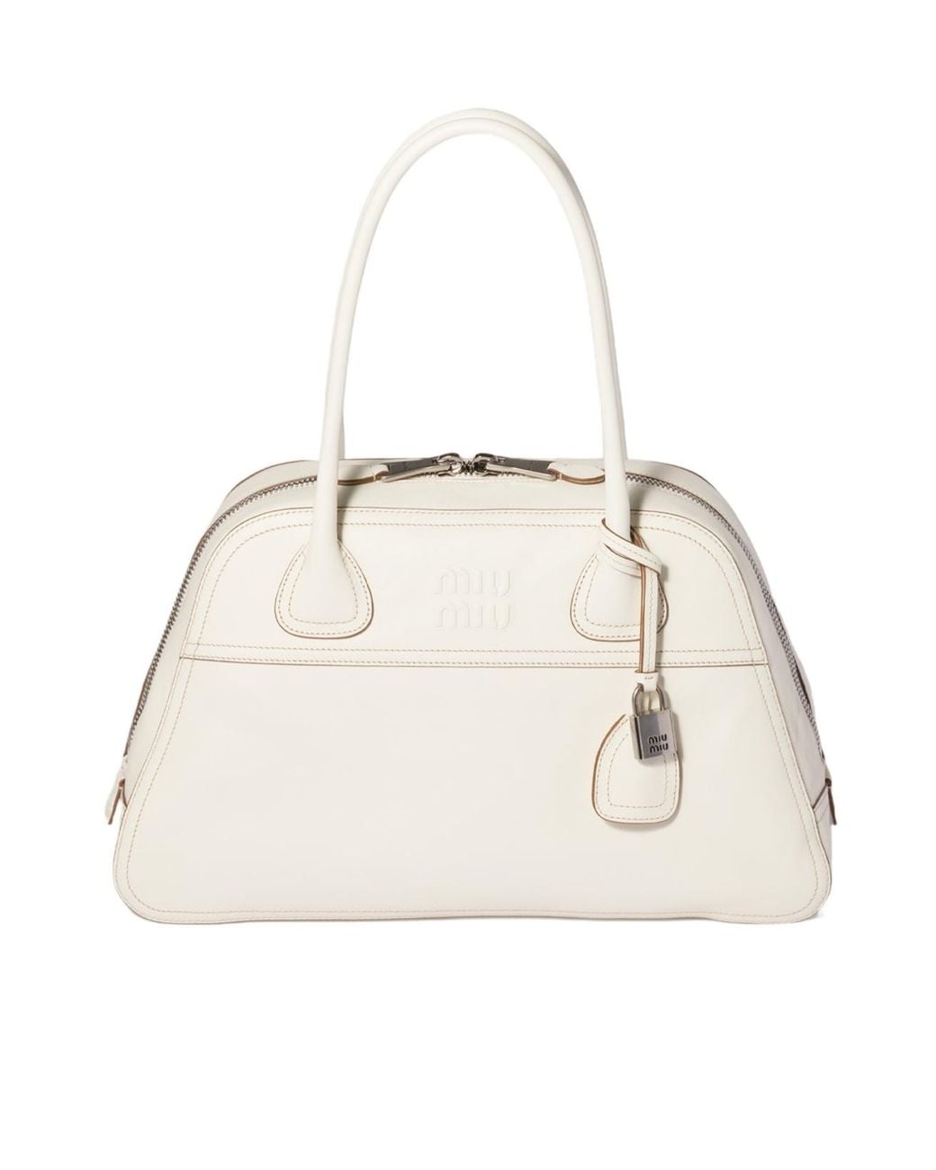 Miu Miu Natural Vivant Leather Bag