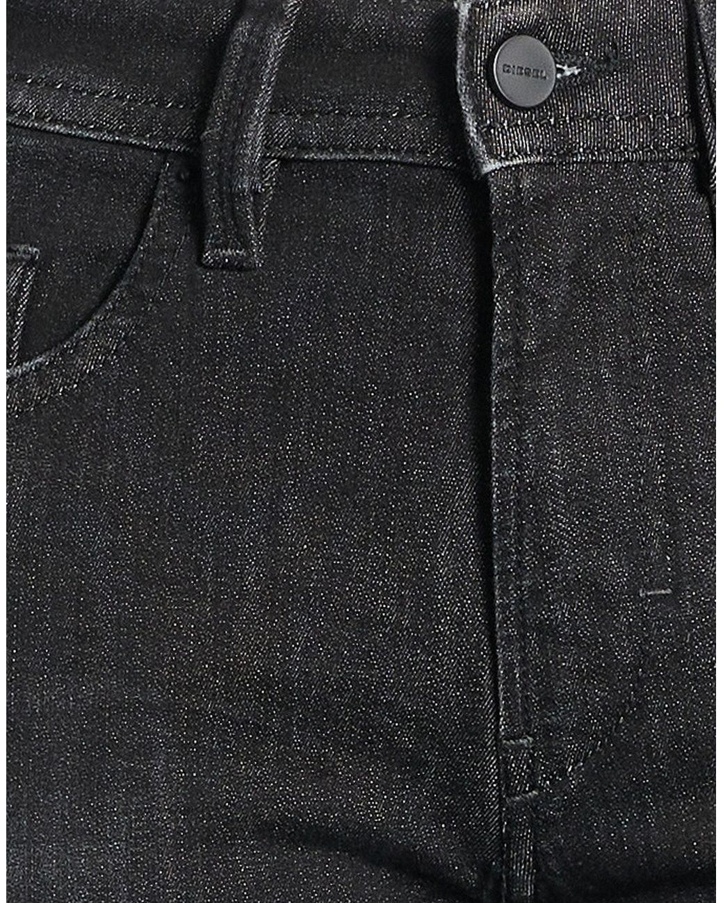 DIESEL Black Casual Slim-Fit Jeans