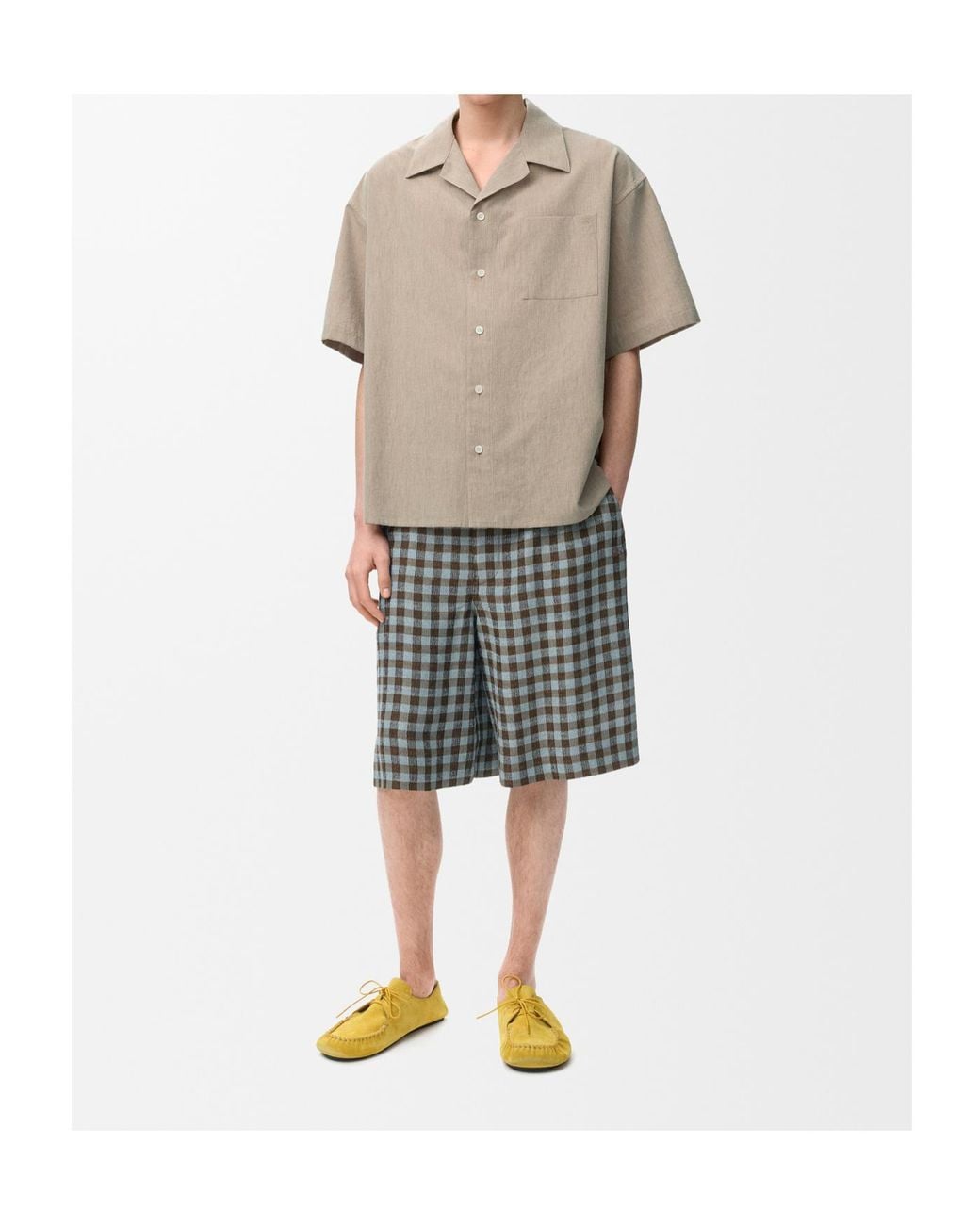 Loewe Natural Short Sleeve Shirt for men