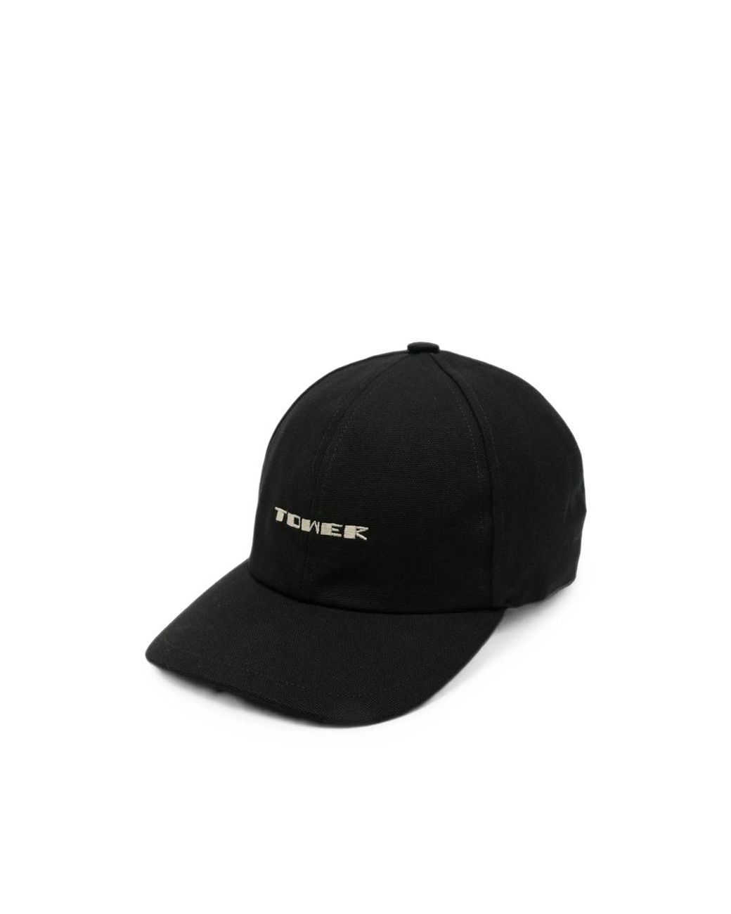 Rick Owens Black Tower Logo Baseball Cap for men