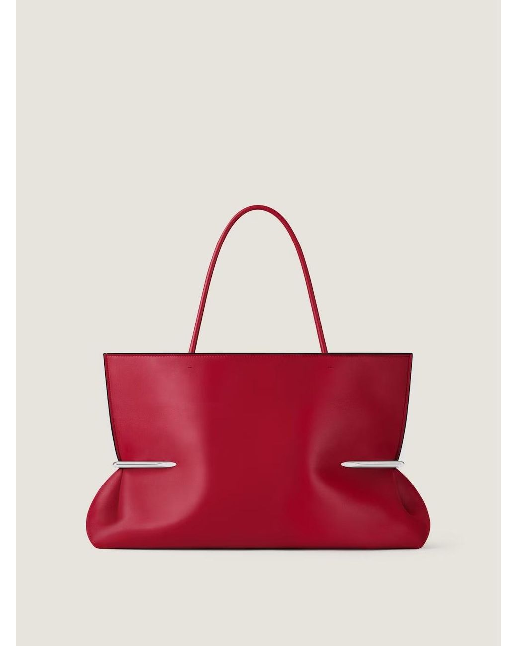 Givenchy Red Pinch Squeezed Horizontal Tote Bag