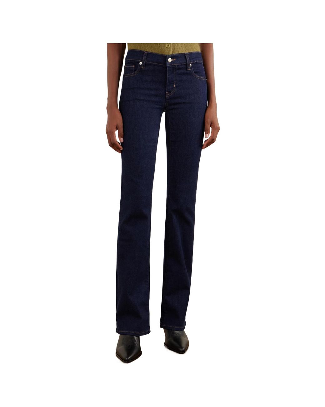 FRAME Blue The Rodeo Flared Jeans