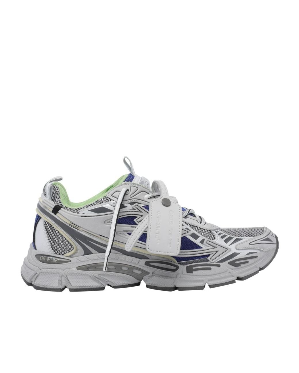 Off-White c/o Virgil Abloh Gray Be Right Back Lace-Up Sneakers for men