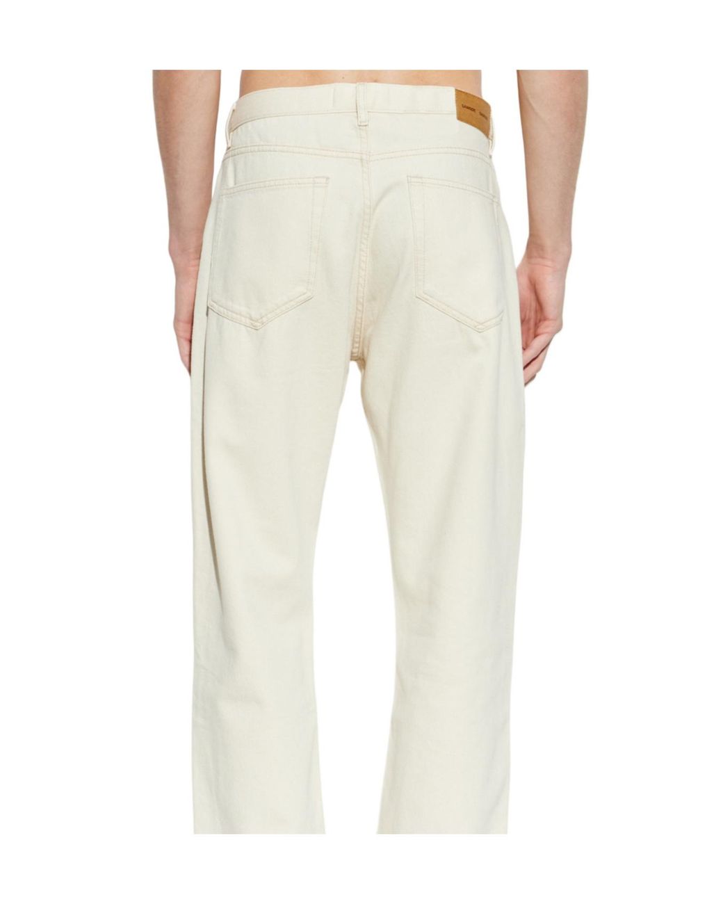 Samsøe & Samsøe White Samsøe Samsøe Saddie Straight-Leg Jeans for men