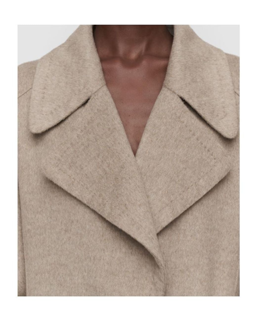 Joseph Natural Spencer Double Face Cashmere Coat
