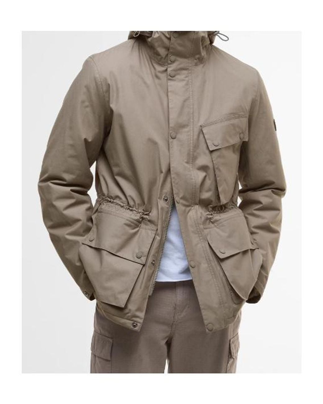 Barbour Brown Endley Waterproof Jacket for men