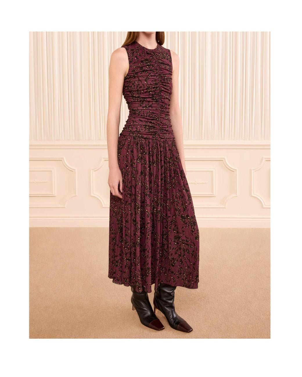 Ulla Johnson Purple Sleeveless Knit Dress