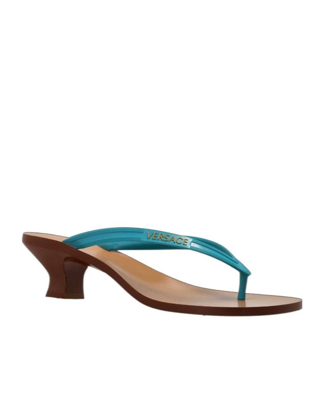 Versace Brown Sophie Thong Sandals