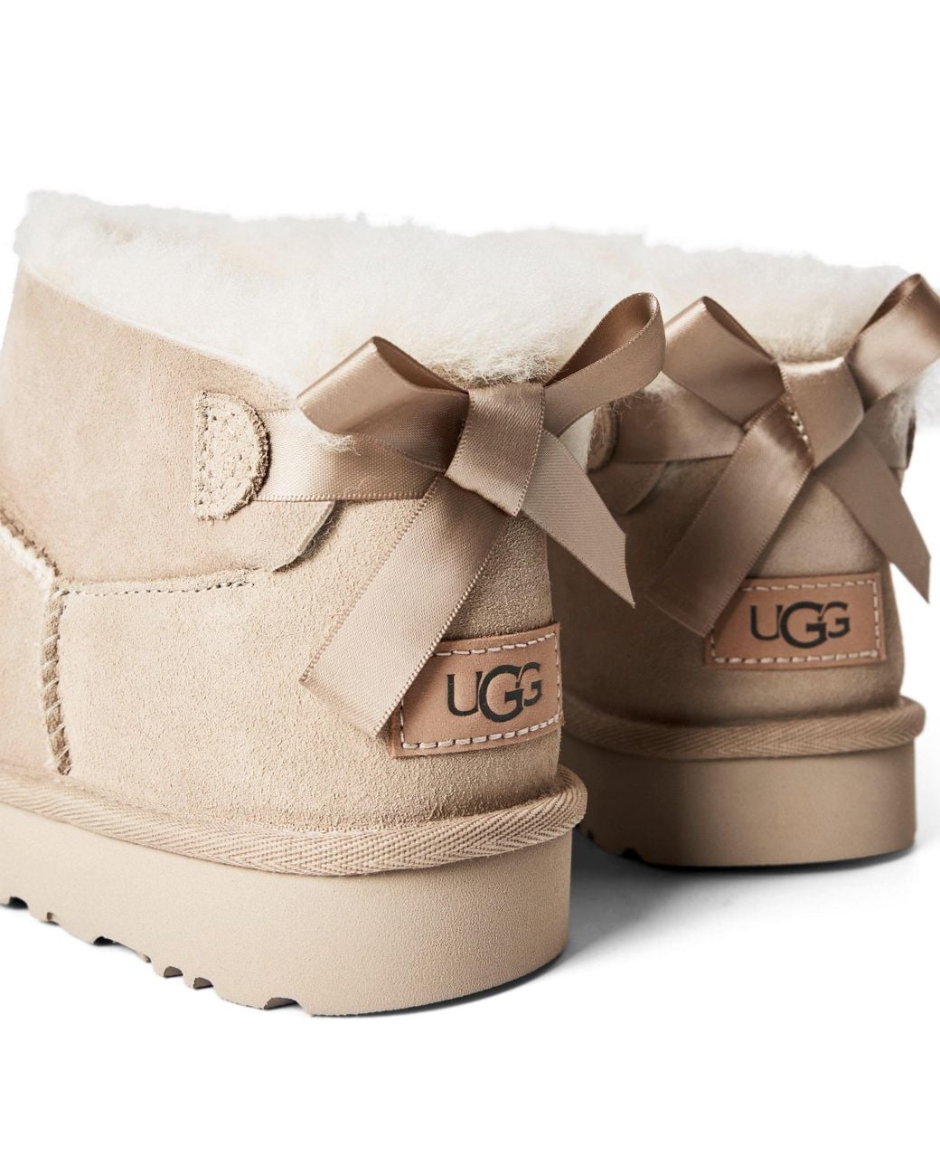 Ugg Natural Suede Ankle Boot