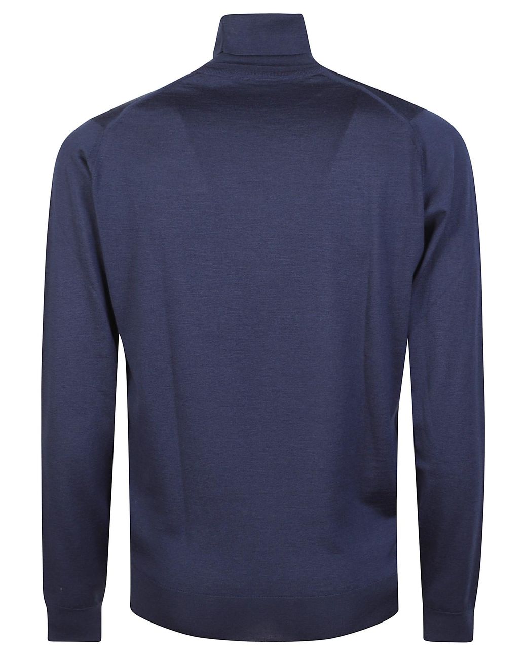 John Smedley Blue Cherwell Turtleneck Sweater for men