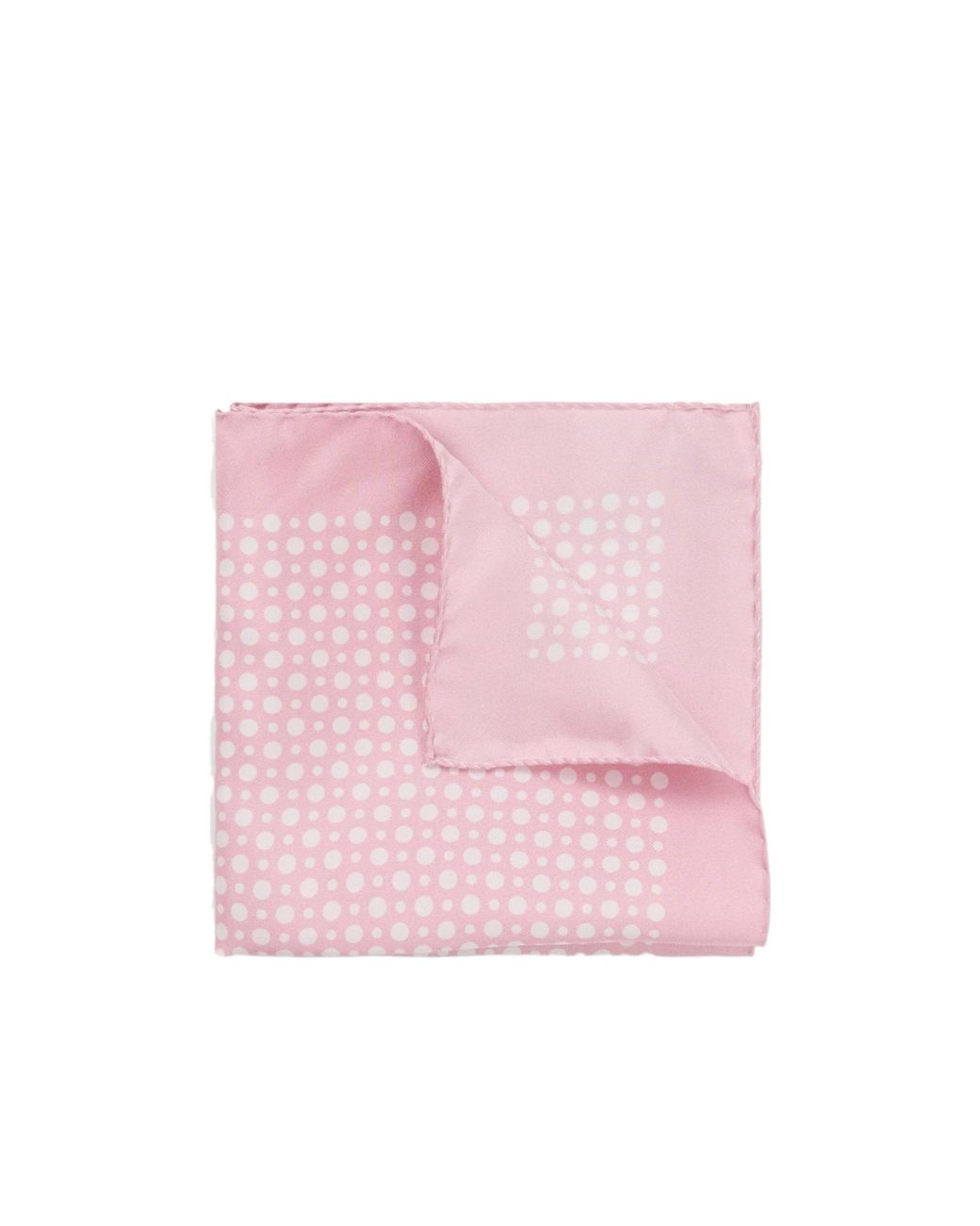 Boss Pink X Beckham Printed Pocket Square for men
