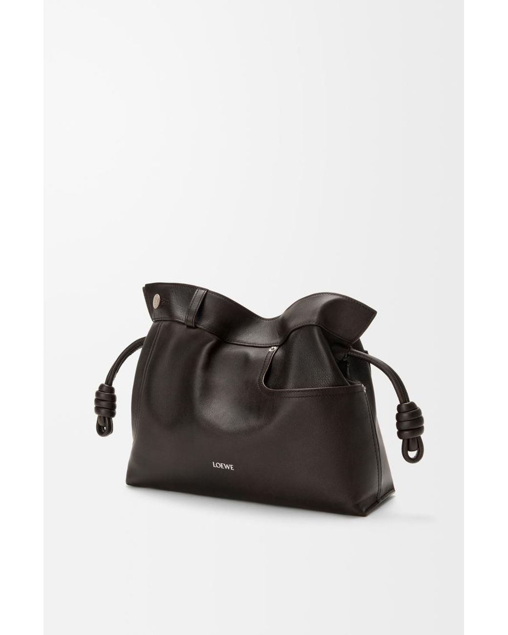 Loewe Black Panta Medium Flamenco Clutch