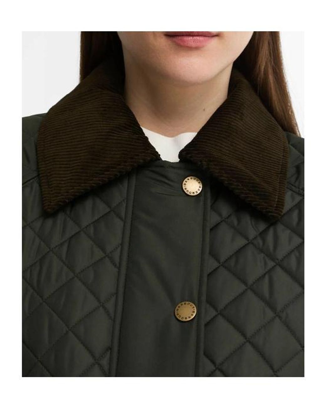 Barbour Black Ava Quilted Jacket Fw26 Quilt Outerwear